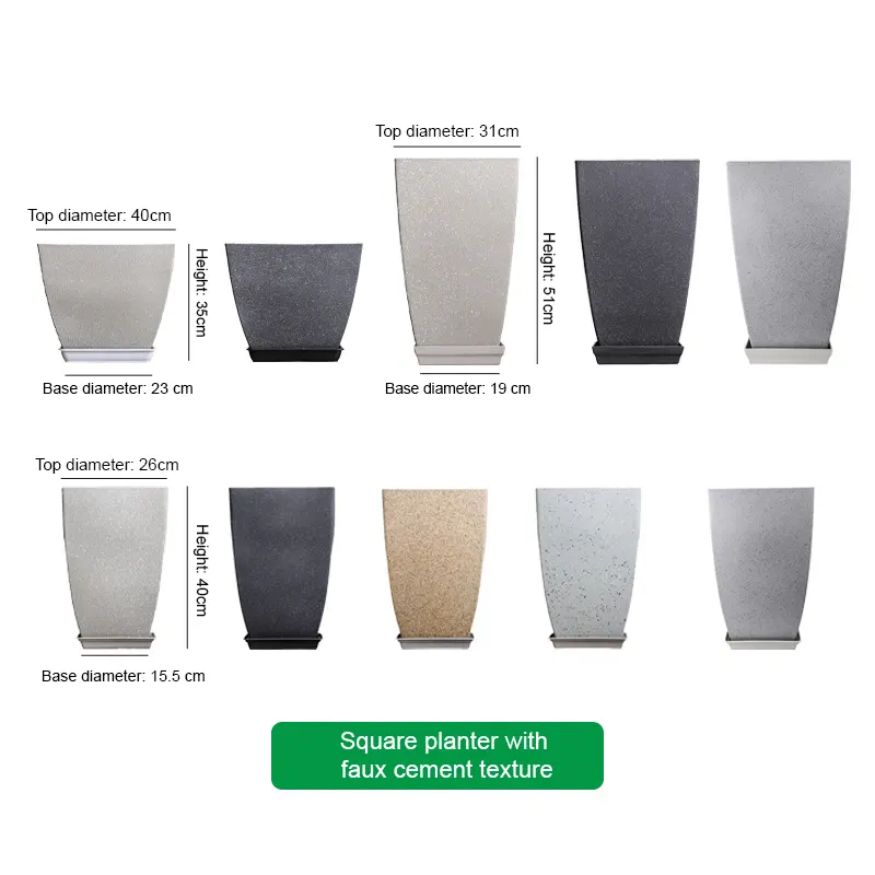 Nordic Style Cement Planter - Image 4