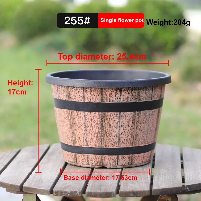 Vintage Barrel Planter - Image 14