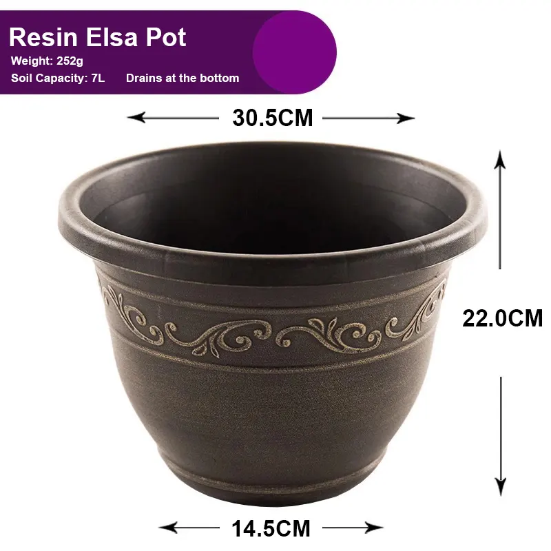 Vintage Copper-Style Planter - Image 10