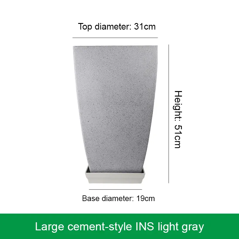 Nordic Style Cement Planter - Image 5