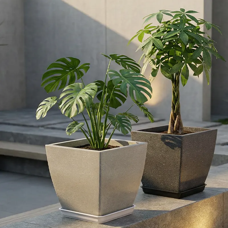 Nordic Style Cement Planter - Image 3
