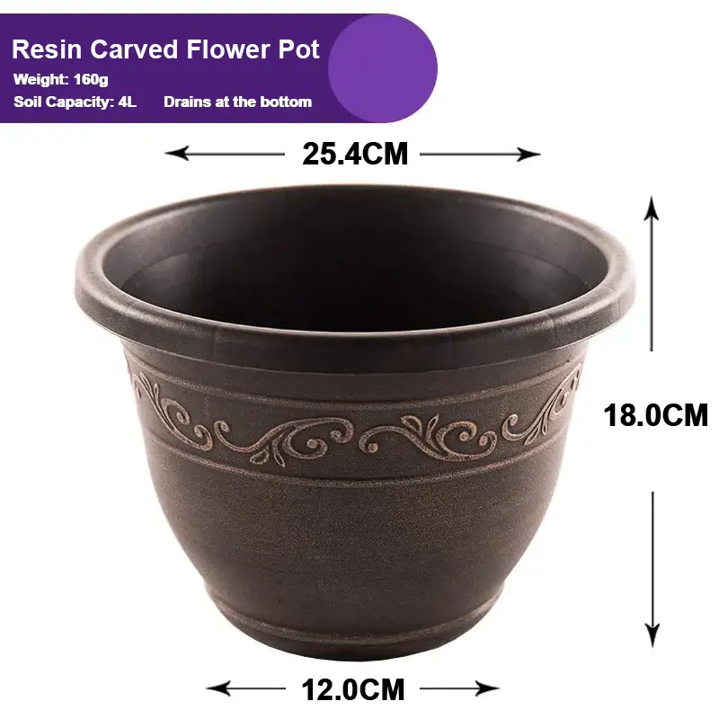 Vintage Copper-Style Planter - Image 8