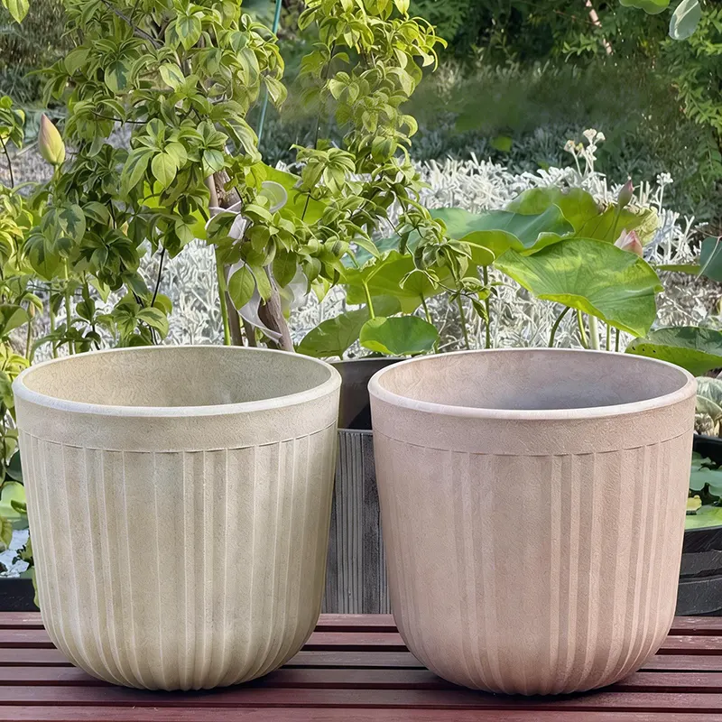 Luxury Stone-Look Planter - Image 2