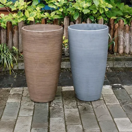 Vintage Ceramic-Style Resin Planter