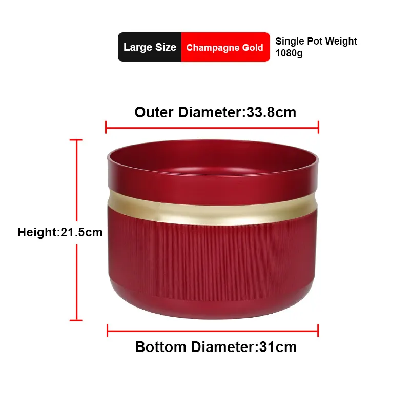 Luxury Ceramic-Style Orchid Planter - Image 6